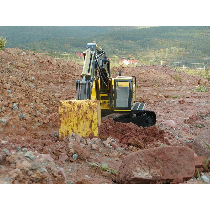 Juego de excavadoras 1:12, con sistema hidrÃ¡ulico