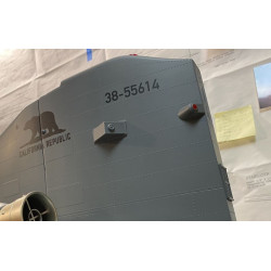 Sensores de advertencia de radar de la cúpula trasera x2