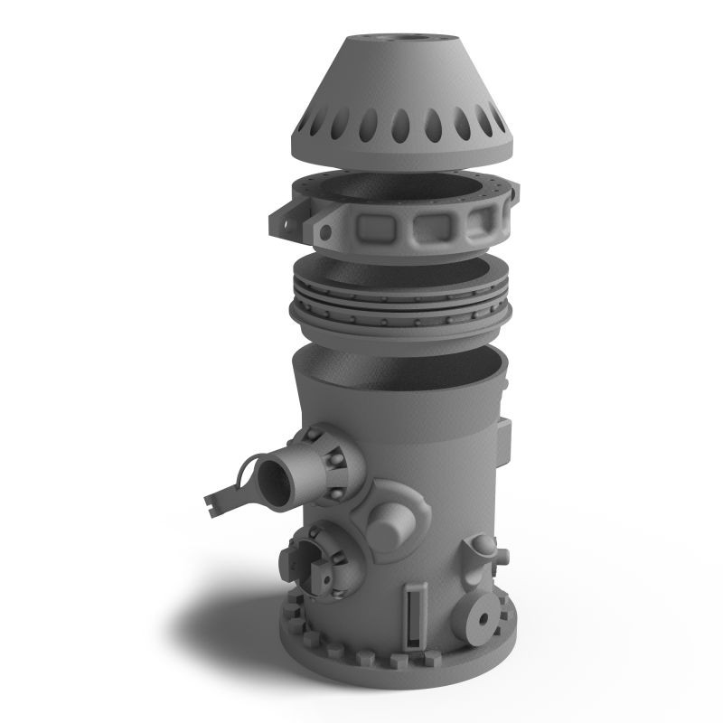 Conjunto de dummy de cúpula en 4 partes 1,80 m Lama