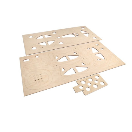 Hughes 500 mamparos a escala 1:5 (Benzin/eléctrico)