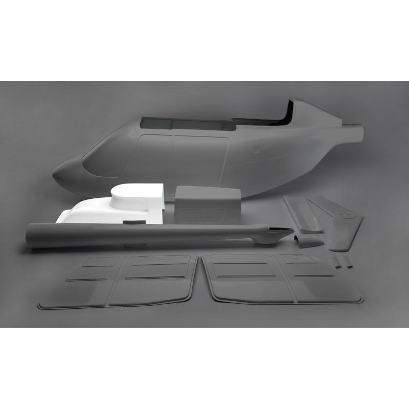 Carenado delantero JetRanger 1:4