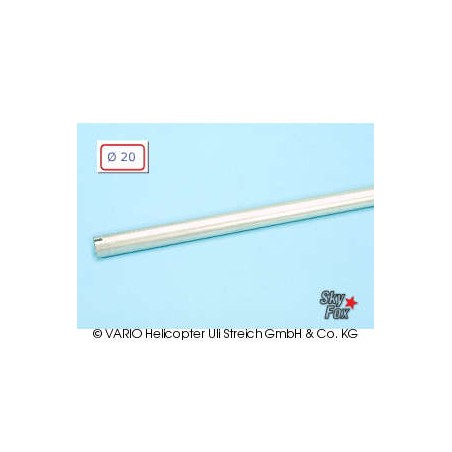 Tail boom 20 x 0.8 x 780 mm, silver