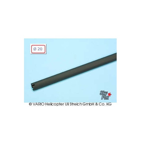 Tail boom 20 x 0.8 x 780 mm, black