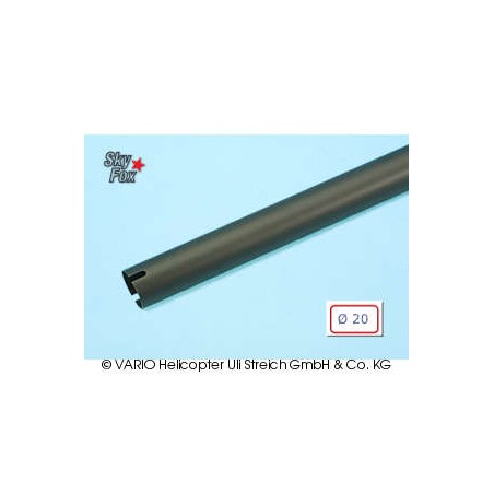 Tube AC 20 x 0,8 x 710 mm, noir