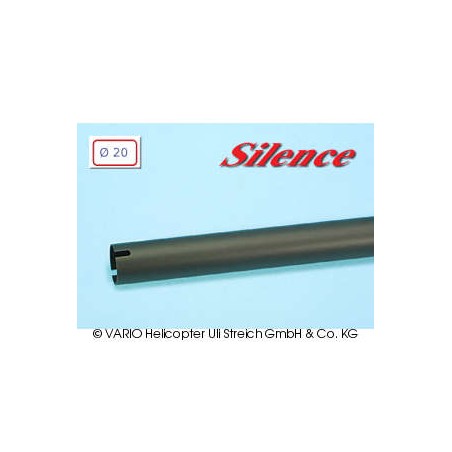 Tube AC 20 x 0,5 x 790 mm, noir