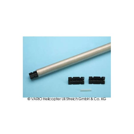 Aluminium tail boom 20 x 0.8 x 780 mm silver