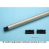 Aluminium tail boom 20 x 0.8 x 780 mm silver
