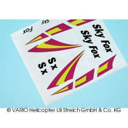 Decal sheet Sky Fox SX