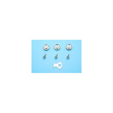 Metal canopy latch, set of 3