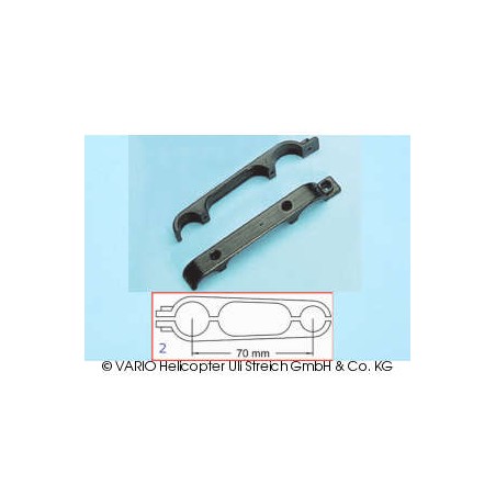Tuned pipe holder 2-part