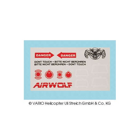 Autocollant AIRWOLF