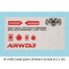 Aufkleber AIRWOLF