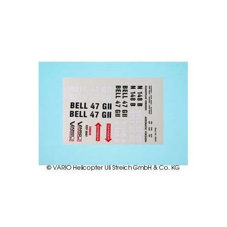 Decal sheet Bell 47 G II