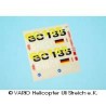 Decal sheet EC 135 yellow-black