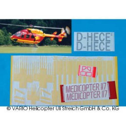 Decal sheet MEDICOPTER 117