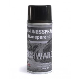Spray transparente negro