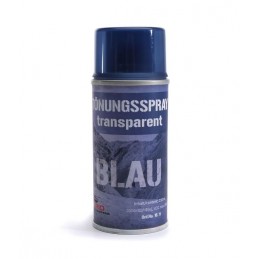 Transparent-spray blue