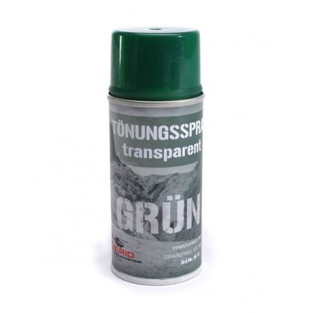 Spray transparente verde