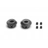 Set de piñones helicoidales 17 t. o 5mm + 16 t. o 6mm