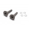 Metal pinion x2 for 40° angle gearbox