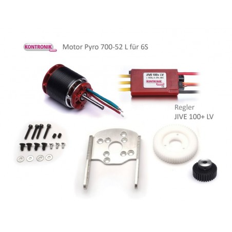 Electric drive set for SkyFox 1500 mm rotor disc 6S