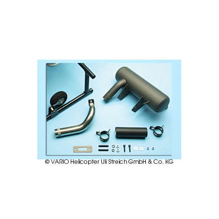 Silencer system Bell 47G II