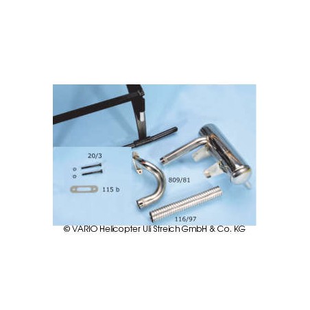 Silencer system Schweizer 300