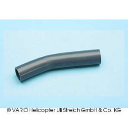 Curved tail pipe