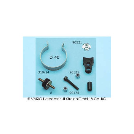 Soporte para tubo de escape de fuselaje