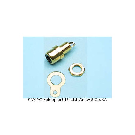 Contact socket gold-plated