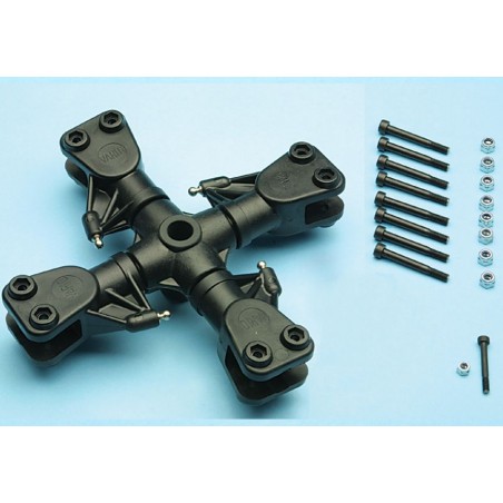 4-Blatt-Rotorkopf 12 mm