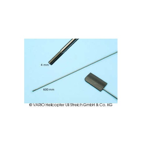 Barre de Bell inox 4 x 600 mm