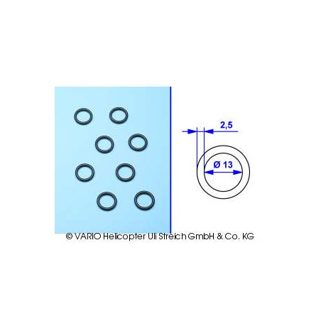 O-Ring 2,5 x 13 mm, weich
