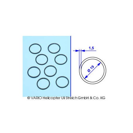 Torica de 1,5 x 19 mm