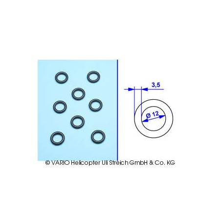 Torica de 3,5 x 12 mm