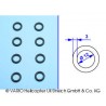 O-ring 3 x 12 mm hard