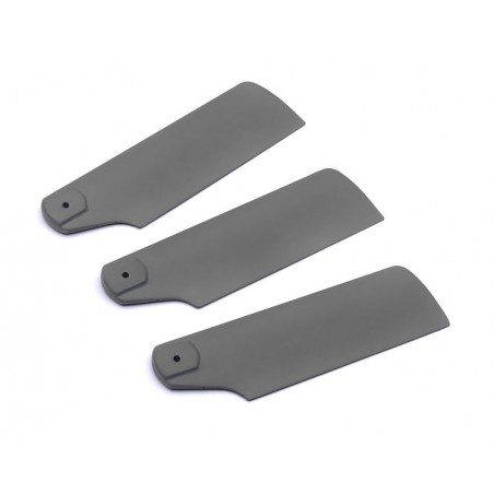 Set de 3 palas 120 mm, gris