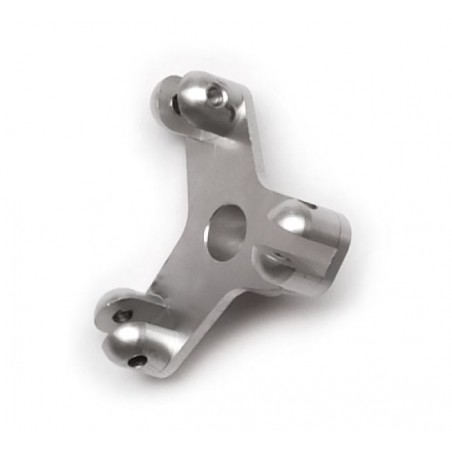 Aluminium 3-bladed control bridge, hole Ø6, for shaft 5mm