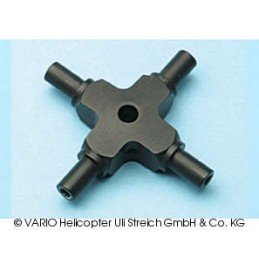 Four-bladed hub, 5 mm ∅