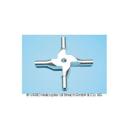 Four-bladed hub, 6 mm ∅