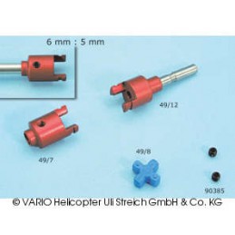 Claw coupling 6.0 mm, shaft...