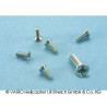Recessed countersunk screw M 2 x 6